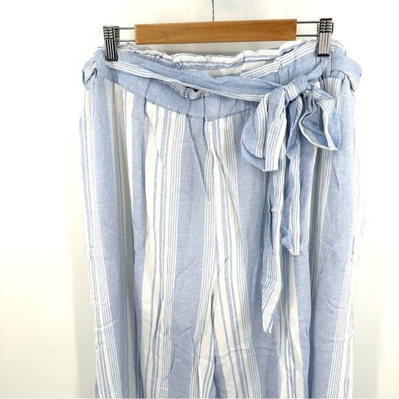 Gibson striped wide leg cropped pants Size 2X - Picture 2 of 9